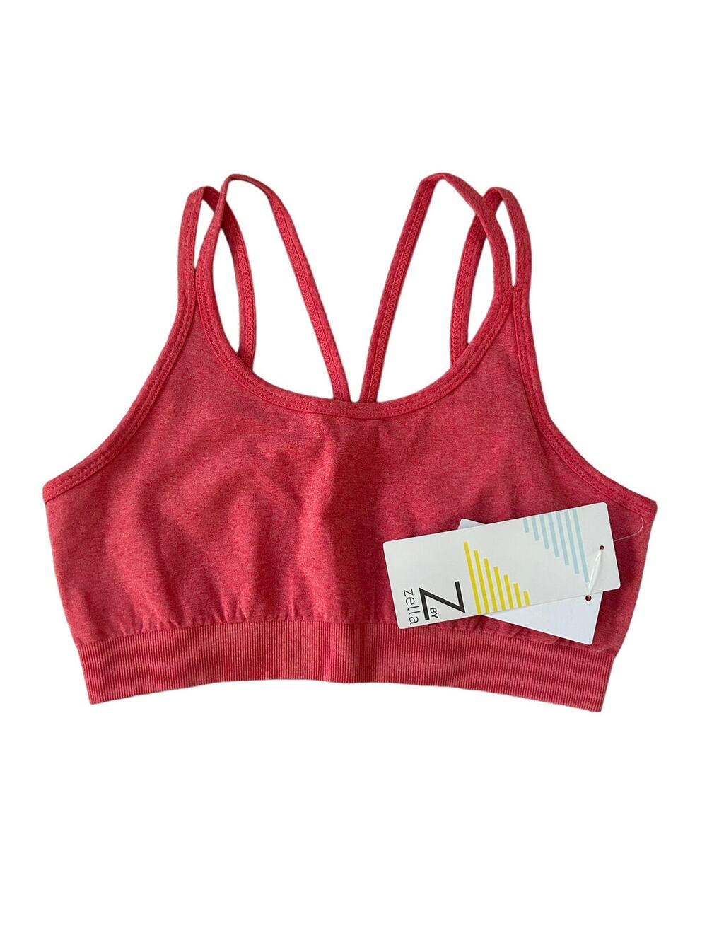 NEW Zella Pink Coral Bra size 14/16